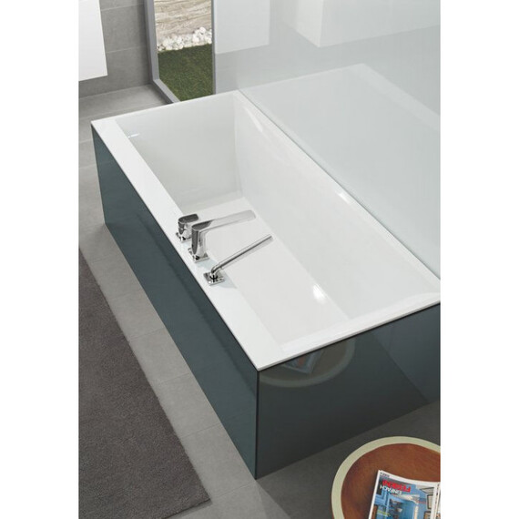 Ванна квариловая Villeroy&Boch Squaro Edge 12 170x75 см UBQ170SQE2DV-01 с сифоном и ножками - фото 8