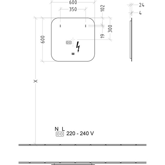 Зеркало Villeroy&Boch More to See Lite 60 см A4626000 - фото 9