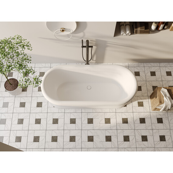 Ванна отдельностоящая Abber 170x80 см AB9515 - фото 5