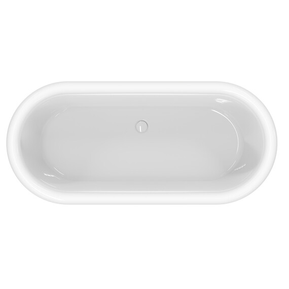 Ванна отдельностоящая Abber 170x80 см AB9515 - фото 6