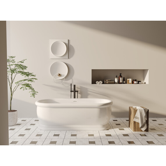 Ванна отдельностоящая Abber 170x80 см AB9515 - фото 3