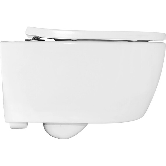 Инсталляция с подвесным унитазом комплект: Grohe Rapid SL 38772001 с подвесным унитазом Azario Nemi AZ-1293WH сиденье микролифт, крепление, кнопка смыва хром (система смыва Торнадо) - фото 15