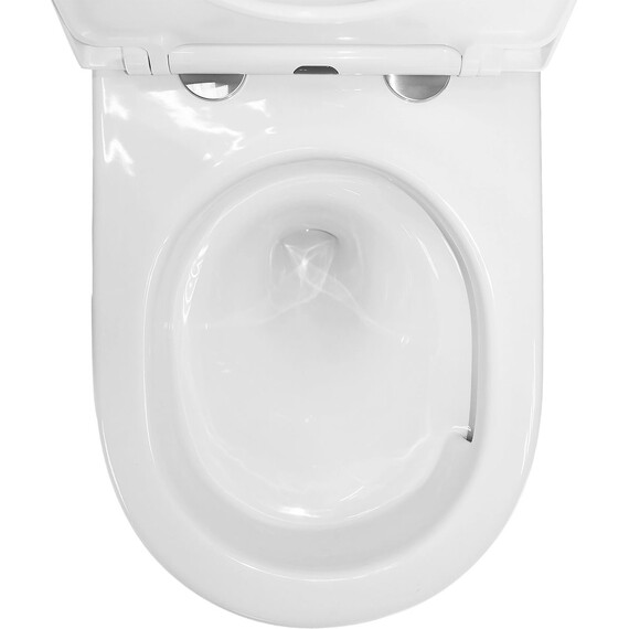 Инсталляция с подвесным унитазом комплект: Grohe Rapid SL 38772001 с подвесным унитазом Azario Nemi AZ-1293WH сиденье микролифт, крепление, кнопка смыва хром (система смыва Торнадо) - фото 7