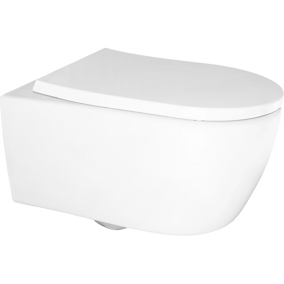 Инсталляция с подвесным унитазом комплект: Grohe Rapid SL 38772001 с подвесным унитазом Azario Nemi AZ-1293WH сиденье микролифт, крепление, кнопка смыва хром (система смыва Торнадо) - фото 8