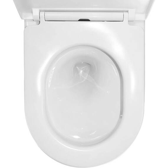 Инсталляция с подвесным унитазом комплект: Grohe Rapid SL 38772001 с подвесным унитазом Azario Nemi AZ-1293WH сиденье микролифт, крепление, кнопка смыва хром (система смыва Торнадо) - фото 11