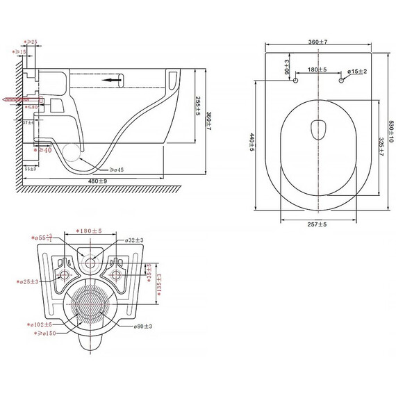 Инсталляция с подвесным унитазом комплект: Grohe Rapid SL 38772001 с подвесным унитазом Azario Nemi AZ-1293WH сиденье микролифт, крепление, кнопка смыва хром (система смыва Торнадо) - фото 23