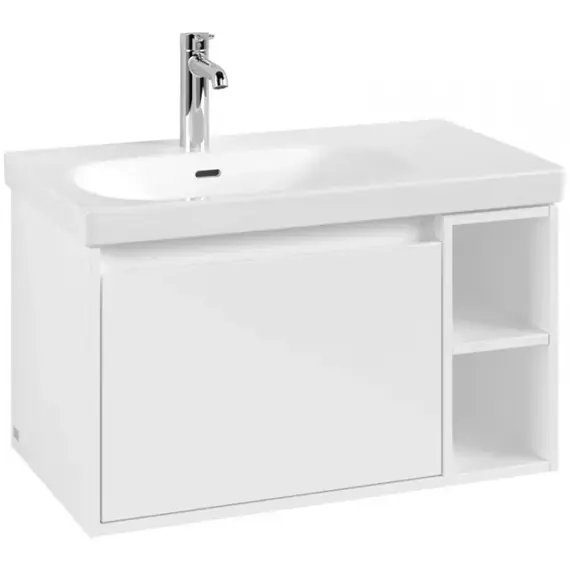 Тумба подвесная с раковиной-столешницей  Villeroy&Boch Skyla 80 см C78800VE (раковина 5A52L101) - фото 