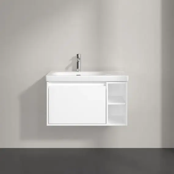 Тумба подвесная с раковиной-столешницей  Villeroy&Boch Skyla 80 см C78800VE (раковина 5A52L101) - фото 7