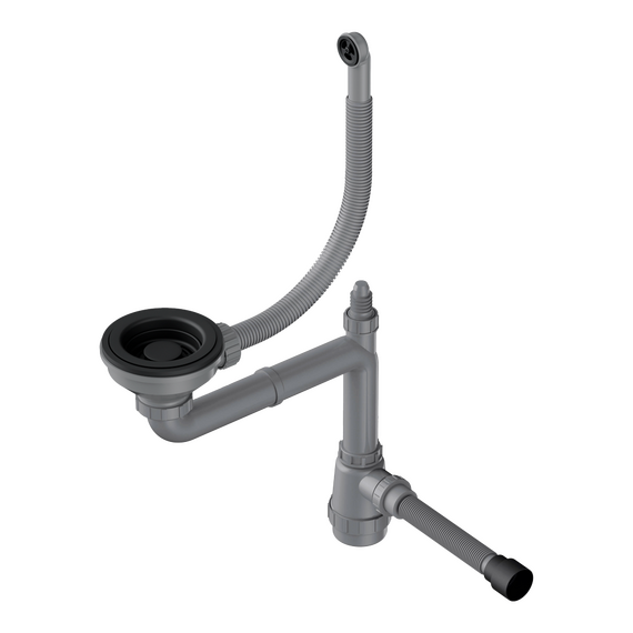Арматура для кухонной мойки Omoikiri WK-1-R gb 4956916, графит, Цвет производителя: графит - фото 