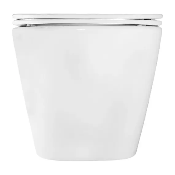 Инсталляция с подвесным унитазом комплект: Grohe Rapid SL 38772001 с подвесным безободковым унитазом Azario Esconda AZ-2805E сиденье микролифт, крепление, с кнопкой смыва хром (Система смыва торнадо) - фото 14