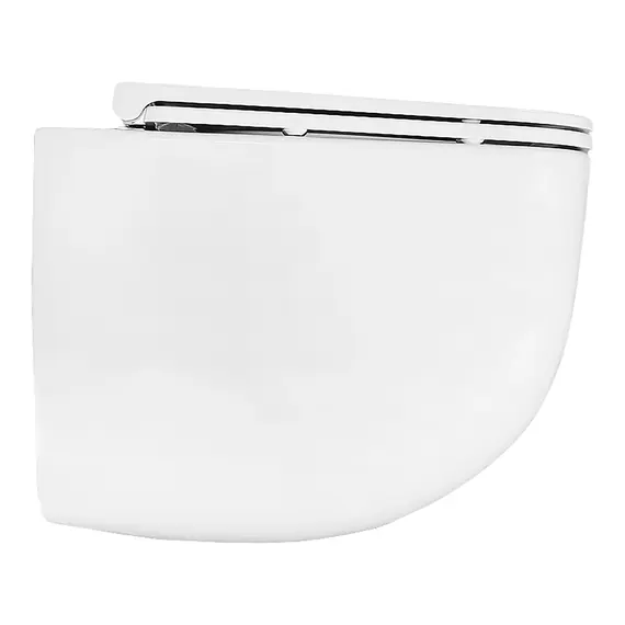 Инсталляция с подвесным унитазом комплект: Grohe Rapid SL 38772001 с подвесным безободковым унитазом Azario Fote AZ-116-UQ3 сиденье микролифт, крепление, с кнопкой смыва хром (Система смыва торнадо) - фото 15