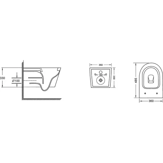 Инсталляция с подвесным унитазом комплект: Grohe Rapid SL 38772001 с подвесным безободковым унитазом Grossman GR-4477MSQ сиденье микролифт, крепление, с кнопкой смыва хром (Система смыва торнадо) - фото 28