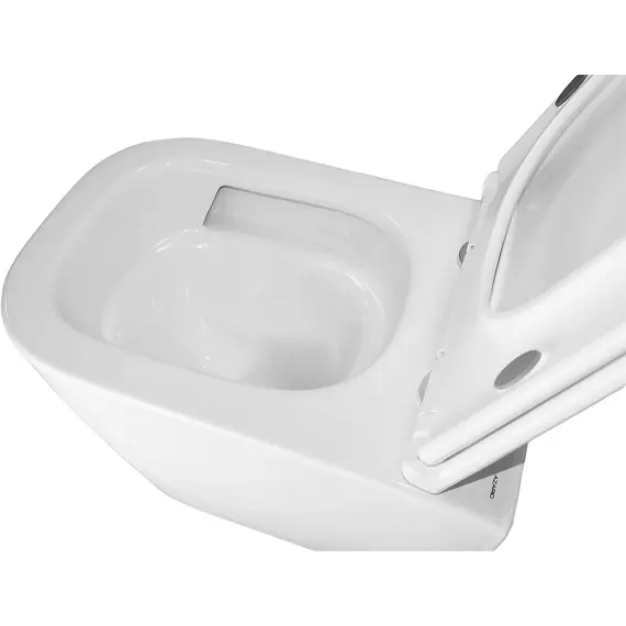 Инсталляция с подвесным унитазом комплект: Grohe Rapid SL 38772001 с подвесным безободковым унитазом Azario Esconda AZ-2805E сиденье микролифт, крепление, с кнопкой смыва хром (Система смыва торнадо) - фото 9
