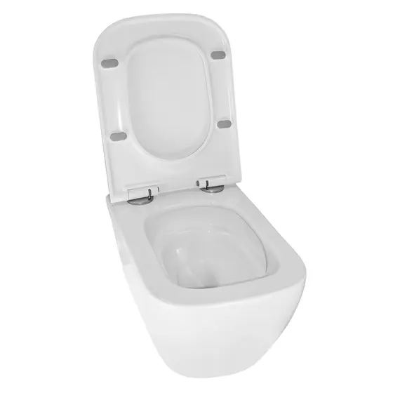 Инсталляция с подвесным унитазом комплект: TECEbase 2.0 9400412 с подвесным безободковым унитазом Azario Legenda AZ-2305-AS сиденье микролифт, крепление, с кнопкой смыва хром (Система смыва торнадо) - фото 7