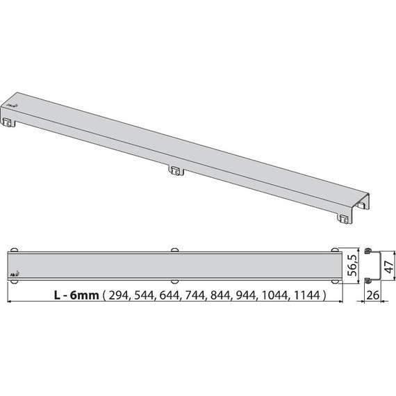 Решетка AlcaPlast DESIGN-850MN для трапа - фото, картинка 2 Решетка AlcaPlast DESIGN-850MN для трапа - фото 2