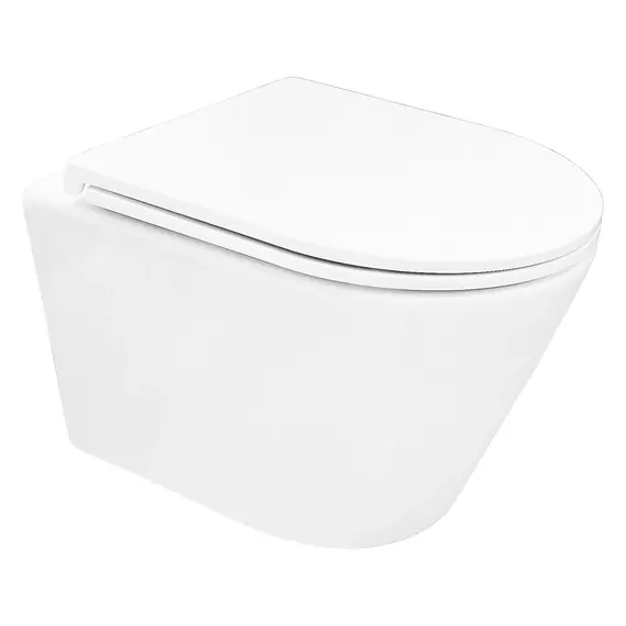 Инсталляция с подвесным унитазом комплект: TECEbase 2.0 9400412 с подвесным безободковым унитазом Azario Vela AZ-2480 сиденье микролифт, крепление, с кнопкой смыва хром (Система смыва торнадо) - фото 5