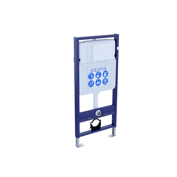 Инсталляция с подвесным унитазом комплект: Aquatek Standart 50 INS-0000012 с подвесным унитазом Grossman Thin Rim GR-5606SQ сиденье микролифт (Система смыва торнадо) - фото 12
