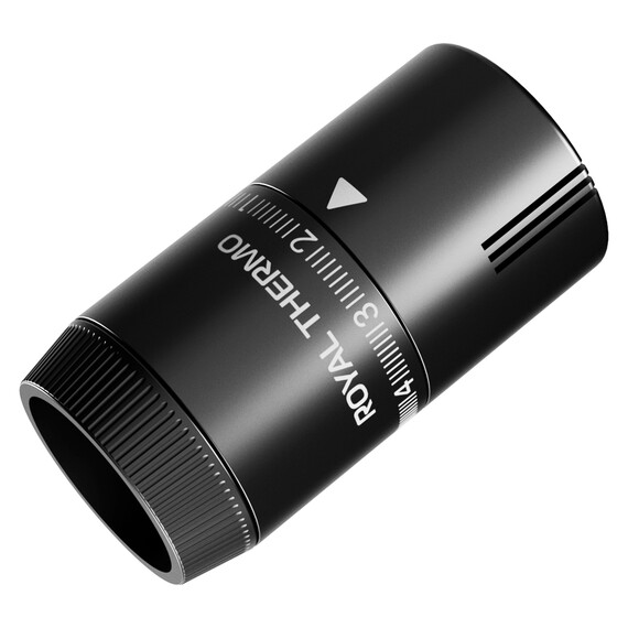 Термоголовка жидкостная Royal Thermo Design М30х1,5 RATHDN13015GR, графит - фото 3