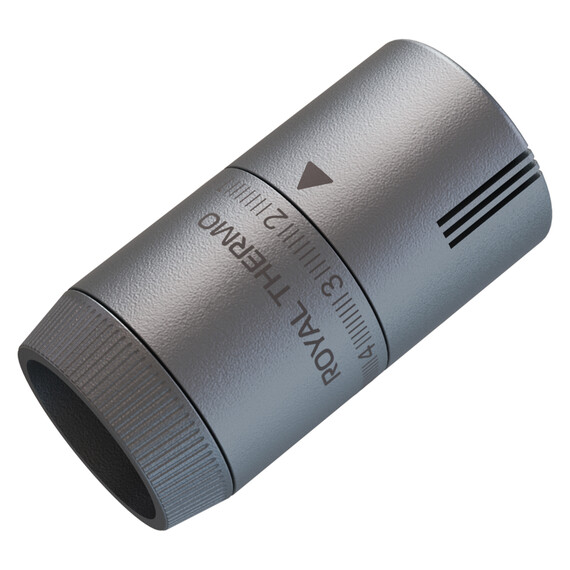 Термоголовка жидкостная Royal Thermo Design М30х1,5 RATHDN13015SS, серебристый - фото 3