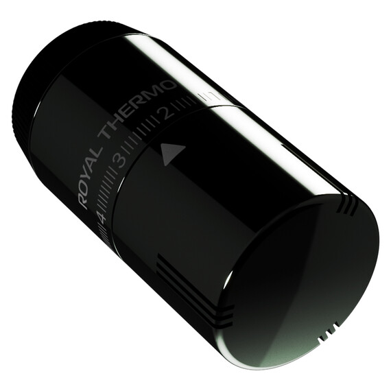Термоголовка жидкостная Royal Thermo Design М30х1,5 RATHDN13015BC, чёрный - фото 2