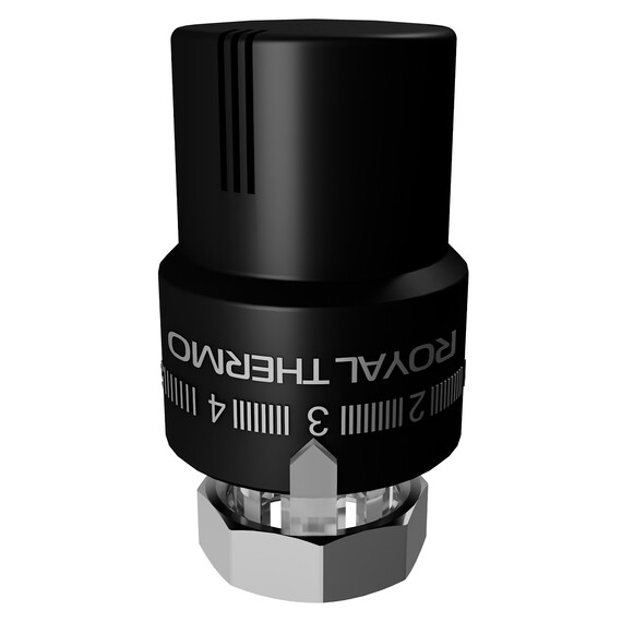 Термоголовка жидкостная Royal Thermo М30х1,5 RTO 08.03, чёрный - фото 5