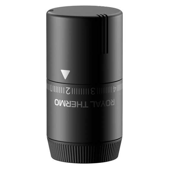 Термоголовка жидкостная Royal Thermo Design М30х1,5 RATHDN13015BL, чёрный - фото 4