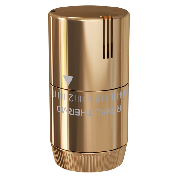 Термоголовка жидкостная Royal Thermo Design М30х1,5 RATHDN13015GD, золото - фото 4