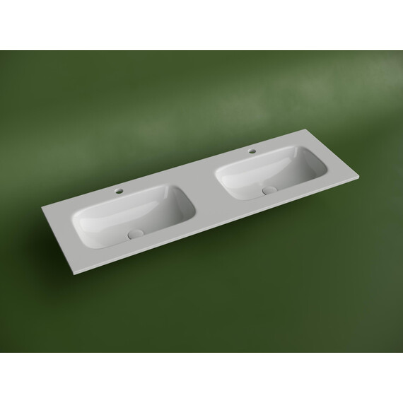 Тумба подвесная с раковиной Sancos Snob T 140 см SNT70W, Bianco (раковина Grace CN7022) - фото 7