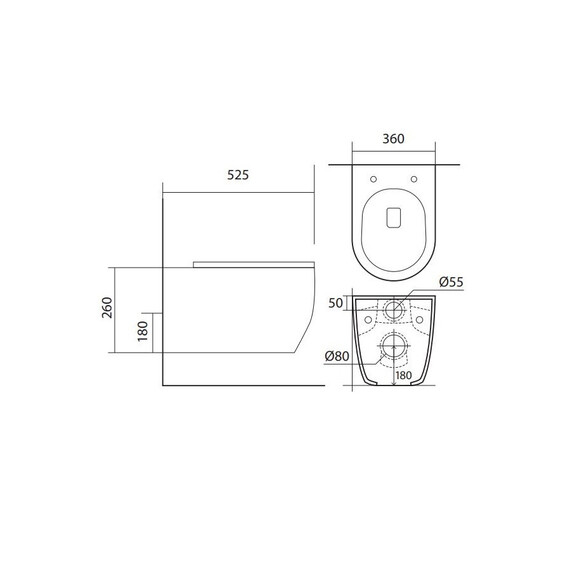 Инсталляция с подвесным унитазом комплект SET AQUATEK ЕВРОПА New-016/023 (рама AQUATEK INS-0000023 +крепление KKI-0000002 +кнопка KDI-0000016 +унитаз AQ1106L-00 с тонким сиденьем sc) - фото 18