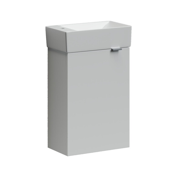 Тумба подвесная с раковиной Sancos Mini 37 см MN35WL (раковина Element CN5008) - фото 