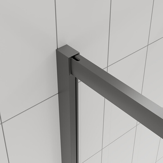 Душевое ограждение Veconi Evo 100x80 см E3-GR-10080-12-C9, графит/тонированное матовое - фото 5