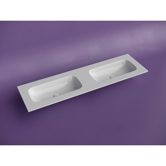 Тумба подвесная с раковиной-столешницей Sancos Snob R 160 см SNR80SM, Doha soft (раковина Grace CN7023wx) - фото 8