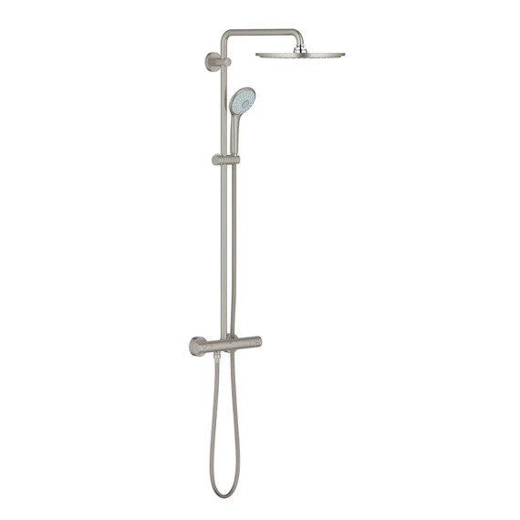 Душевая стойка с термостатом Grohe Euphoria XXL System 310 26075DC0, суперсталь - фото 