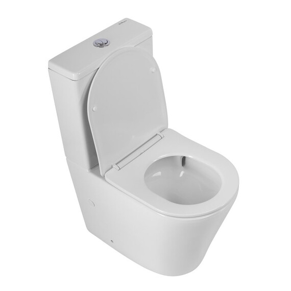 Унитаз-компакт безободковый BelBagno TORNADO FLAY-TOR BB2149CP-TOR/SC с тонкой крышкой микролифт (система смыва Торнадо) - фото 6