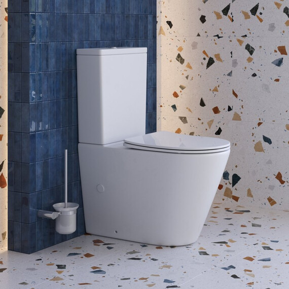 Унитаз-компакт безободковый BelBagno TORNADO FLAY-TOR BB2149CP-TOR/SC с тонкой крышкой микролифт (система смыва Торнадо) - фото 11