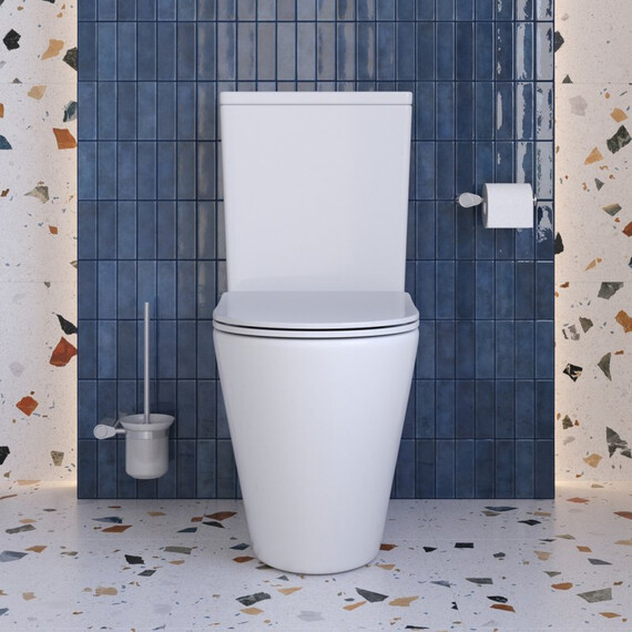 Унитаз-компакт безободковый BelBagno TORNADO FLAY-TOR BB2149CP-TOR/SC с тонкой крышкой микролифт (система смыва Торнадо) - фото 14