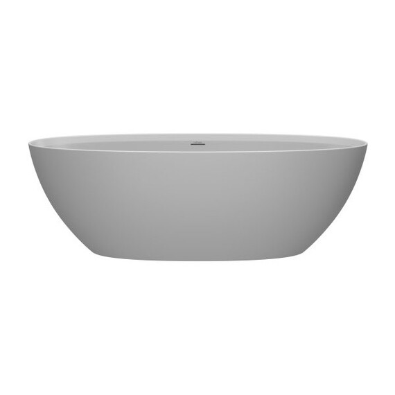 Ванна отдельностоящая Cezares Solid Surface 170x76 см CZR-LIBERTA-170-76-56-GM-SSB, белый матовый - фото 3
