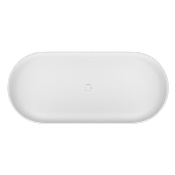 Ванна отдельностоящая Cezares Solid Surface 170x76 см CZR-LINER-170-76-56-SSB, белый матовый - фото 3