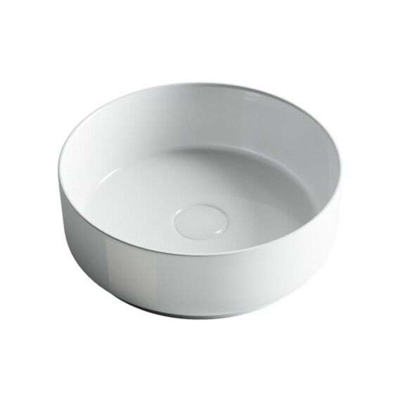 Тумба подвесная с раковиной Sancos Snob R 80 см SNR80W, Bianco (раковина Element CN5001, столешница TT80A2X) - фото 2