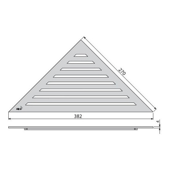 Решетка AlcaPlast LIFE для трапа - фото 2