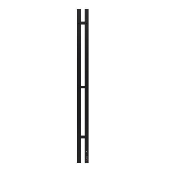 Полотенцесушитель электрический Terminus Duo П2 100x1200 мм 4670078574138, чёрный матовый - фото 2