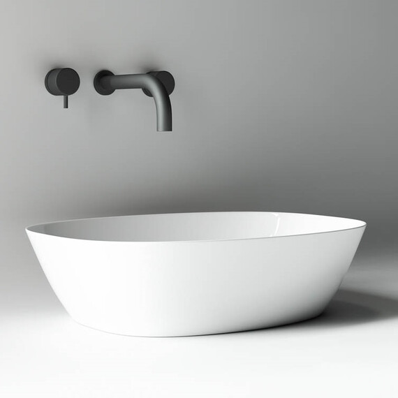 Тумба подвесная с раковиной Sancos Very 100 см VR100CE, Beige soft (раковина Element CN5005, столешница TT100A1X) - фото 7