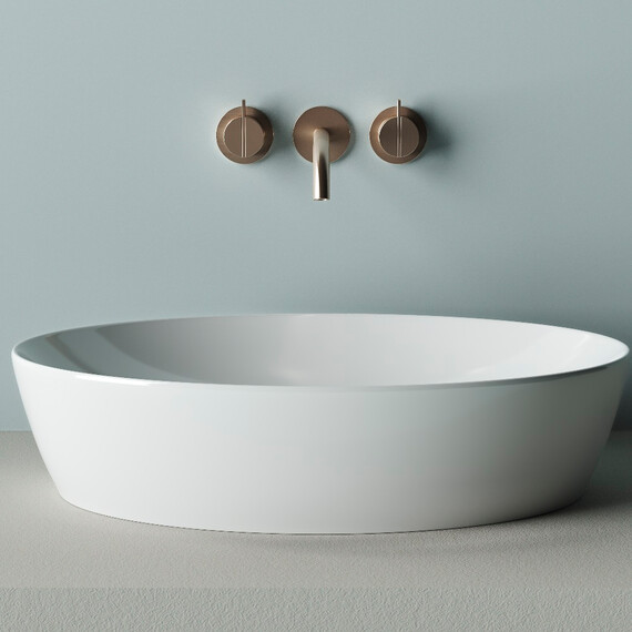 Тумба подвесная с раковиной Sancos Very 100 см VR100CE, Beige soft (раковина Element CN5018, столешница TT100A1) - фото 6