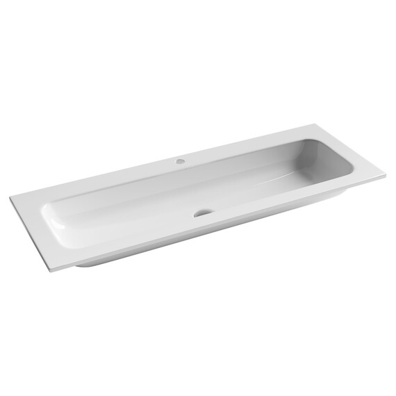 Тумба подвесная с раковиной Sancos Nature 1.0 120 см MR1.0120EG, дуб галифакс натуральный (раковина Grace ​CN7017) - фото 3