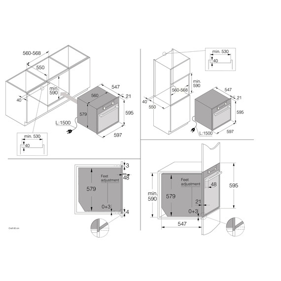 Электрический духовой шкаф Asko OCS26BGH - фото 8