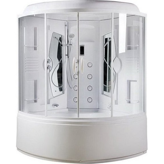 Гидробокс c паром AM.PM Bourgeois W65B-150A150WTB 150х150 см (стекло 8 мм) - фото 2