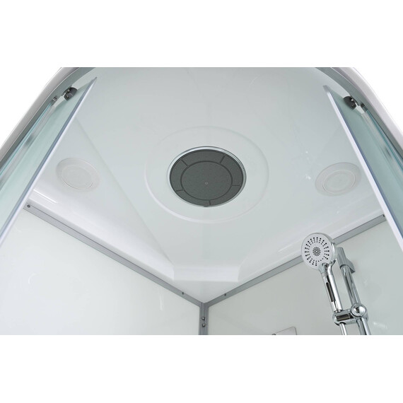 Душевая кабина Avacan 80x80 см D3080, хром/прозрачное (безсиликоновая сборка) - фото 13
