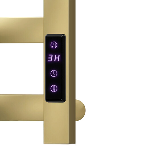 Полотенцесушитель электрический Apextermo Терра П6 400x600 мм TR00164GLB (скрытое подключение) золото матовое - фото 4