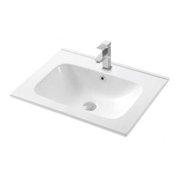 Тумба подвесная с раковиной Art&Max Elegant AM-ELEGANT-600-2C-SO-CM-LED 60 см (раковина AM7110-60) капучино матовый - фото 2