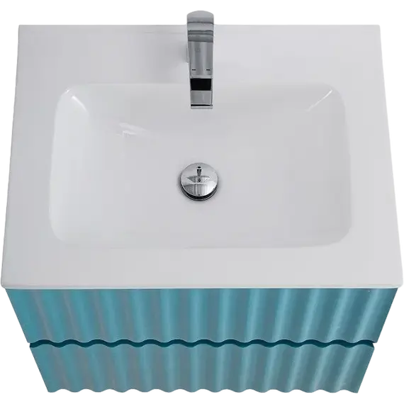 Тумба подвесная с раковиной Art&Max Elegant AM-ELEGANT-600-2C-SO-NG-P 60 см (раковина AM7110-60) ниагара - фото 3